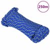 vidaXL Brodski konop plavi 4 mm 250 m od polipropilena