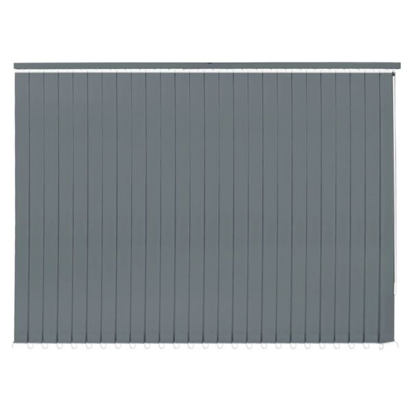 vidaXL Vertikalne Prozorske Rolete Siva Tkanina 150x180 cm