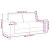 vidaXL Sofa Boja cappuccina 180 x 78 x 84 cm tkanina