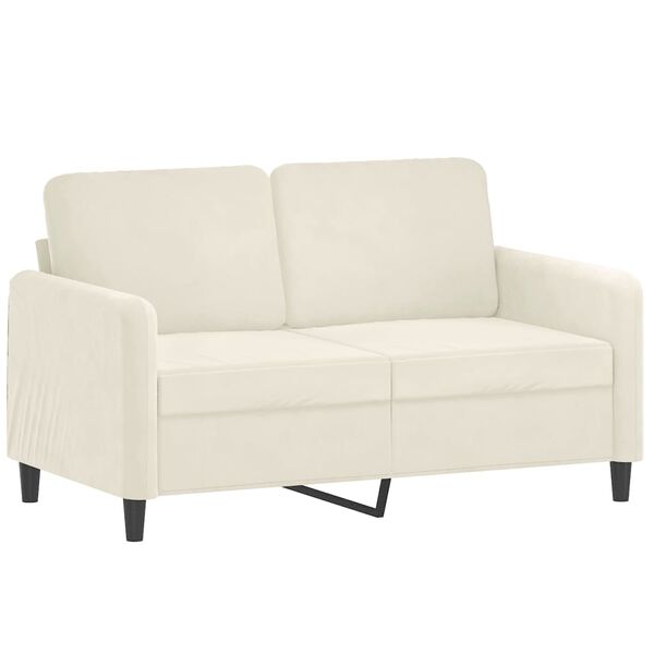 vidaXL 3-dijelni set sofa krem bar&scaron;unasti