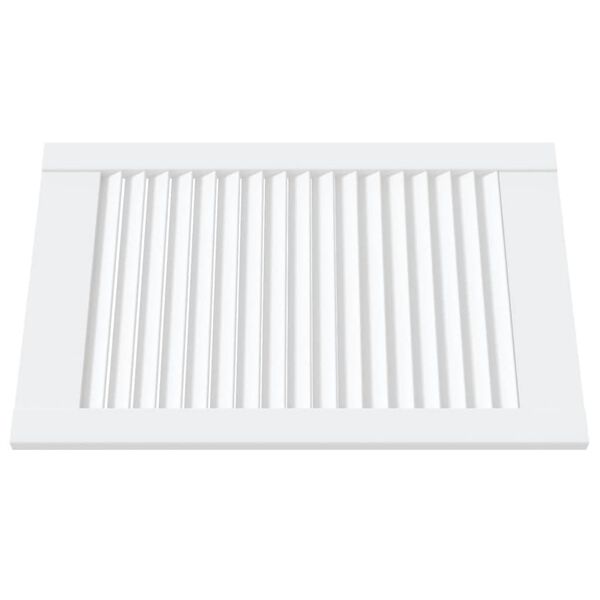 vidaXL Vrata za ormarić re&scaron;etkasta 4 kom bijela 61,5x39,4 cm borovina