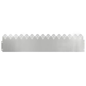 vidaXL Rubnjaci za travnjak 10 pcs Srebrno 103 x 0,05 x 22 cm