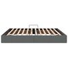 vidaXL Krevet s od storage s pohranom Tamno siva 160 x 200 cm tkanina