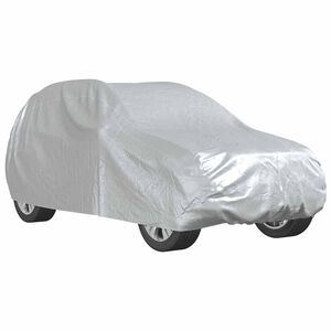 vidaXL Automobilska navlaka za SUV s trakama s kopčom srebrna M