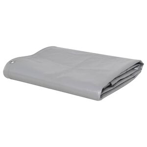 vidaXL Cerada 650 g/m&sup2; 1,5 x 6 m siva
