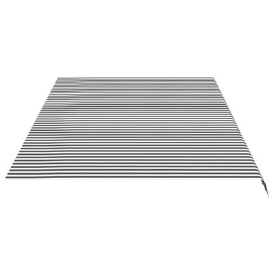 vidaXL Zamjenska tkanina za tendu antracit-bijela 6 x 3 m