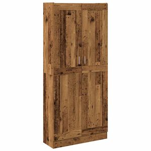 vidaXL Visoka ploča staro drvo 82,5x30,5x185 cm konstruirano drvo