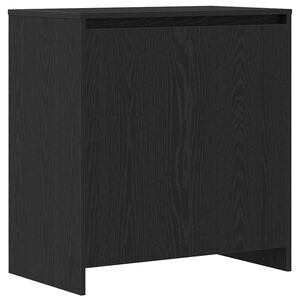vidaXL Komoda crni hrast 70x41x75 cm Inženirsko drvo