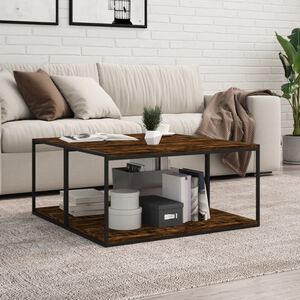 vidaXL Zidne police 4 kom boja hrasta 80x40x1,5 cm konstruirano drvo