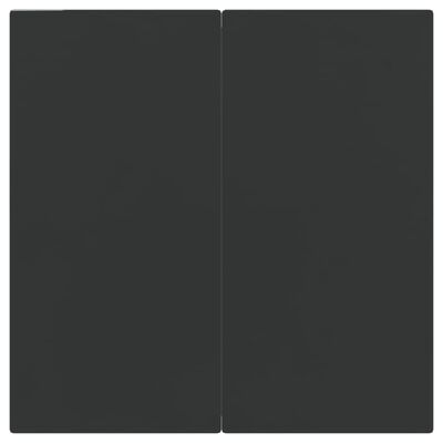 vidaXL 3-dijelni vrtni blagovaonski set crni od poliratana i čelika