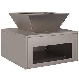 vidaXL Kamin Rđa 50 x 50 x 40 cm Čelik otporan na vremenske uvjete