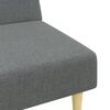vidaXL 2-dijelni set sofa tamnosivi od tkanine