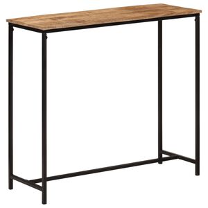 vidaXL Konzolni stol 80 x 30 x 74 cm od masivnog drva manga i željeza