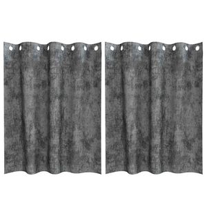 vidaXL Bar&scaron;unaste zavjese 2 kom. Siva 140 x 140 cm Bar&scaron;un