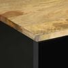 vidaXL TV ormarić crni 100x33,5x46 cm Puno grubo drvo Mango