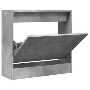 vidaXL Ormarić za cipele boja betona 60x21x57 cm konstruirano drvo