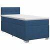 vidaXL Boxspring krevet s madracem Plava 90 x 200 cm Tkanina