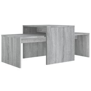 vidaXL Set stolića za kavu boja hrasta 100x48x40cm konstruirano drvo