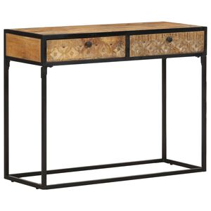 vidaXL Konzolni stol 100 x 35 x 75 cm od masivnog drva manga