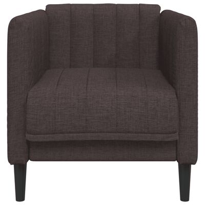 vidaXL Sofa fotelja od tkanine tamnosmeđi