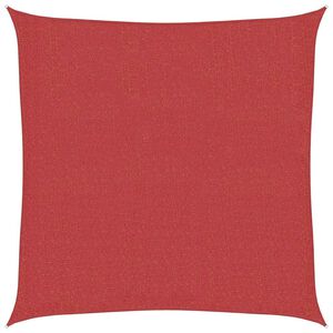 vidaXL Jedro za za&scaron;titu od sunca 160 g/m&sup2; crveno 2 x 2 m HDPE
