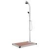 vidaXL Vrtni tu&scaron; sa smeđom bazom 220 cm aluminijski