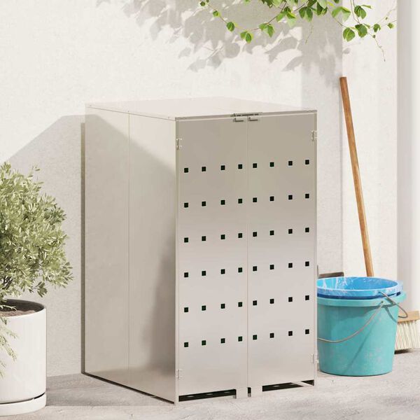 vidaXL Svačija kanta za otpad s poklopcem na plin za 240L kantu