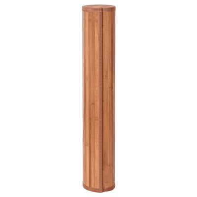 vidaXL Tepih pravokutni smeđi 100 x 1000 cm od bambusa