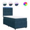 vidaXL Box spring krevet s madracem plavi 80 x 200 cm bar&scaron;unasti