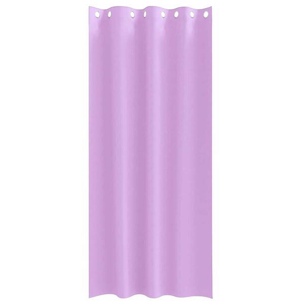 vidaXL Zavjese za blackout s prstenovima 2 pcs Ljubičasta 260 x 140 cm