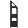 vidaXL Polica na zidu Crni hrast 60 x 21 x 78,5 cm Konstruirano drvo