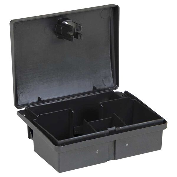 vidaXL Zamke za mi&scaron;eve 20 kom crne 13x10x4 cm