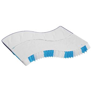 vidaXL Madrac s džepičastim oprugama srednje čvrst 200 x 200 cm