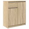 vidaXL Komoda s ladicama hrasta sonome 71x35x84 cm konstruirano drvo