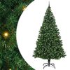 vidaXL Umjetno božićno drvce Zelena 240 cm PVC i Čelik i Plastika