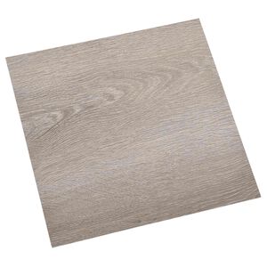vidaXL Samoljepljive Pločice za Pod Sivosmeđa 30,5 x 30,5 cm 20 kom.