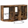 vidaXL Kotni LED TV ormar Zidne Dimljeni hrast 100 x 40 x 50 cm