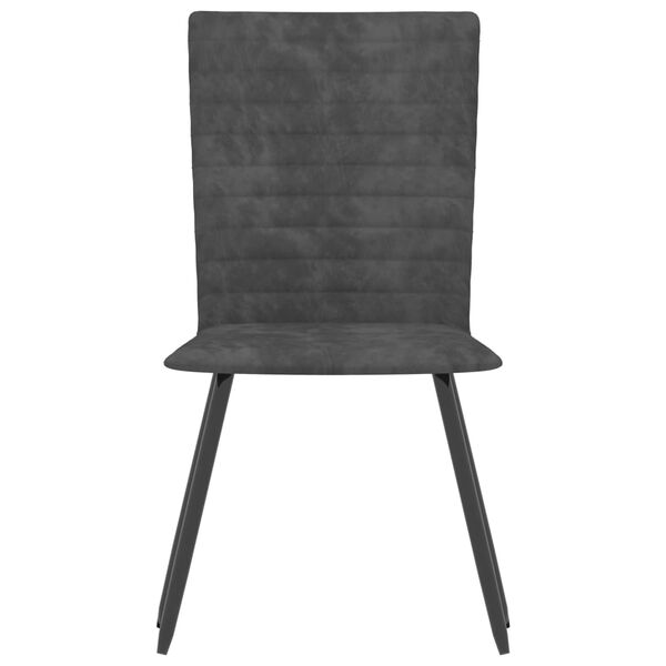 vidaXL Blagovaonske stolice 2 kom sive bar&scaron;unaste