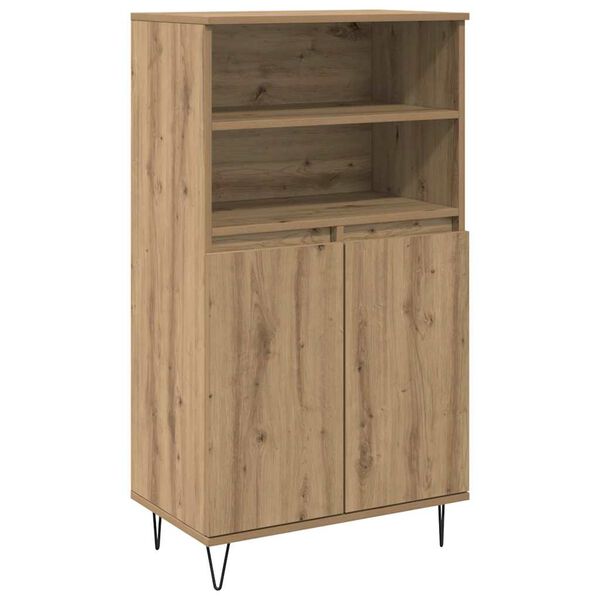 vidaXL Highboard Smeđa 60 x 36 x 110 cm Konstruirano drvo