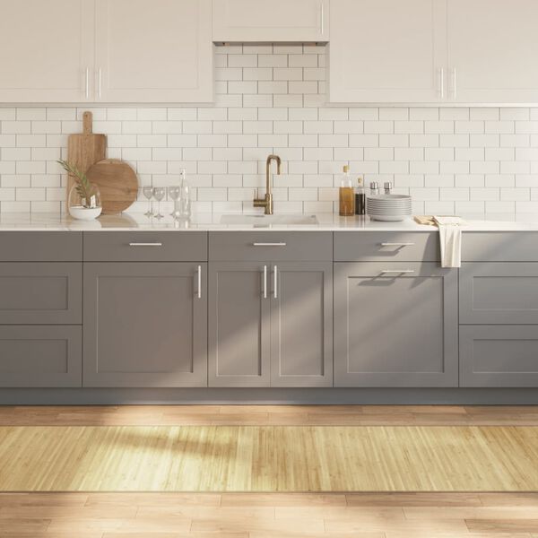 vidaXL Tepih pravokutni svijetli prirodni 70 x 400 cm od bambusa