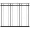 vidaXL Ogradni panel ASSEN čelik 1,7x1,5 m Crni