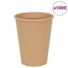 vidaXL papirnate &scaron;alice za kavu 1000 kom 12 oz 300 ml smeđe