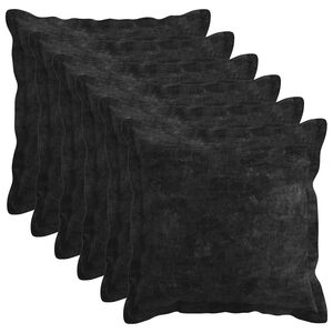 vidaXL Presvlaka za jastuk 6 kom. HOUTEN Antracit 30 x 30 cm