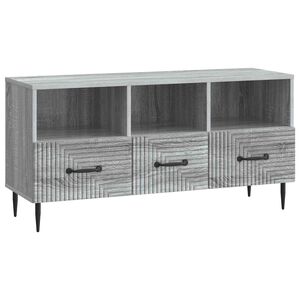 vidaXL TV ormar Siva sonoma 102 x 34,5 x 50 cm Konstruirano drvo