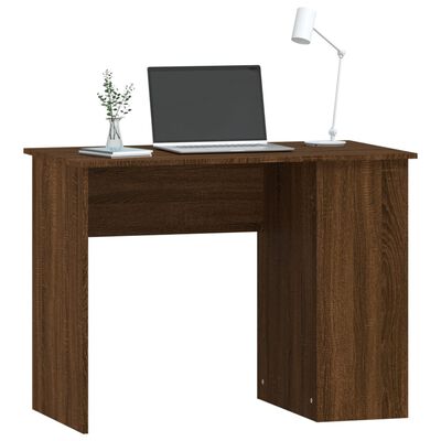 vidaXL Radni stol boja smeđeg hrasta 100x55x75 cm konstruirano drvo