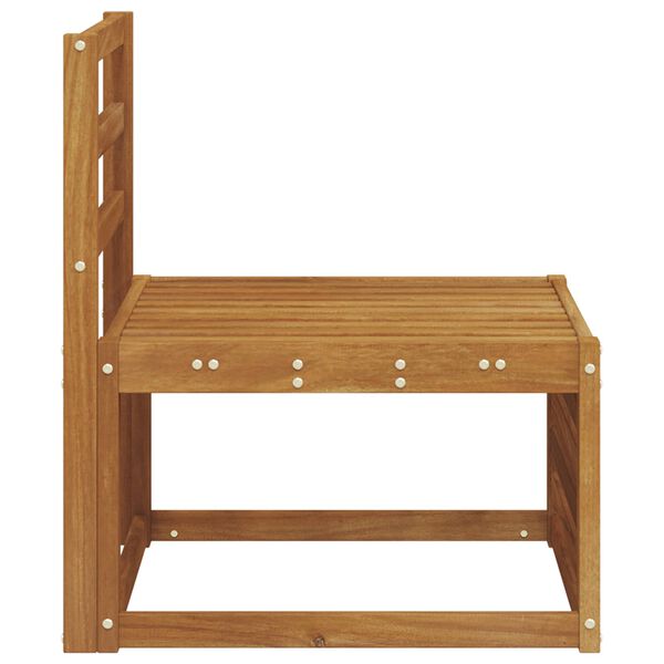 vidaXL Srednja sofa za van Čvrsto drvo akacije Prirodna