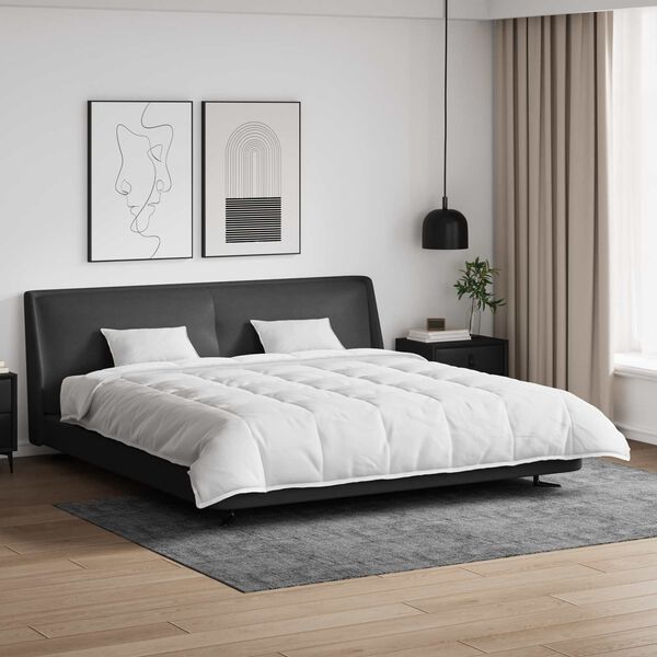 vidaXL Set deka s jastukom 3 pcs Bijelo Perje