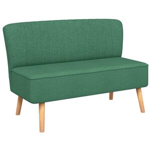 vidaXL Sofa 117x55,5x77 cm Tkanina Zelena