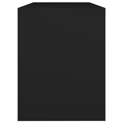 vidaXL Toaletni stolac crni 70 x 35 x 45 cm od konstruiranog drva