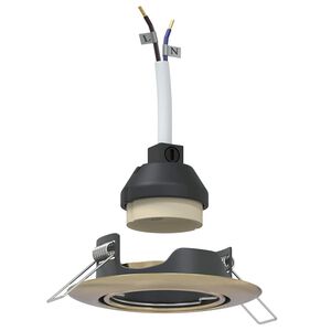 vidaXL Reflektor 24 pcs Mjed 9 x 9 x 2.5 cm Metal